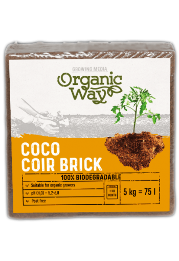 Kookossubstraatti "Coir fibre pith block" (75 L)